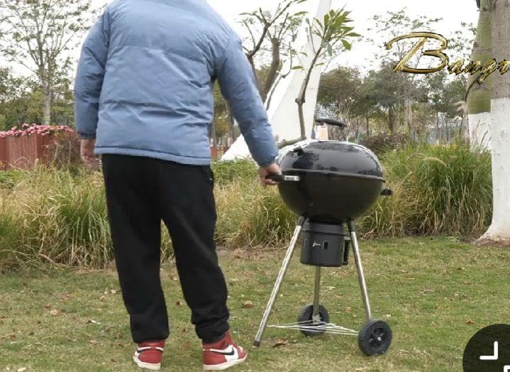 『特別価格』ポータブルチャコールBBQグリル 移動車輪&温度計付き （送料込み） 特別価格』ポータブルチャコールBBQグリル 移動車輪&温度計付き Amazon